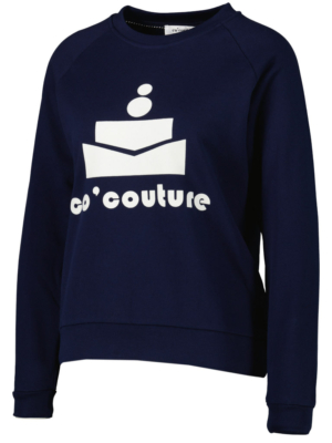 Co Couture Sweater New Coco Floc Sweat Donkerblauw Dames