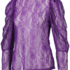 Co Couture Blouse Leena Lace Blouse Paars Dames