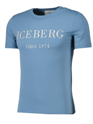 Iceberg T-Shirt F014 Lichtblauw Heren