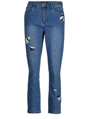 Joseph Ribkoff Cropped Jeans Blauw Dames
